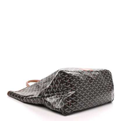 Goyard Goyardine Saint Louis GM Black Gold 4 of 10