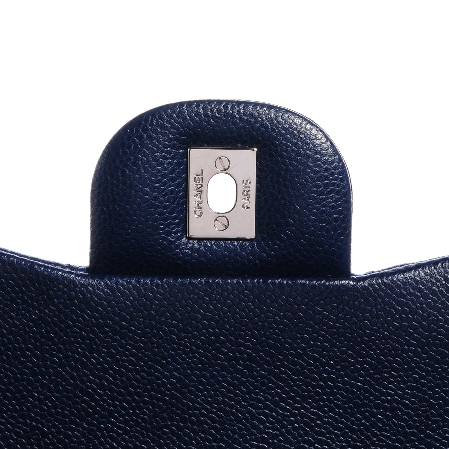 Chanel Caviar Jumbo Double Flap Navy Blue 9 of 9