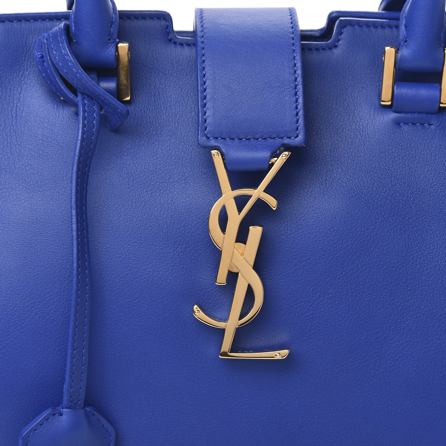 Calfskin Monogram Baby Cabas Blue Majorelle