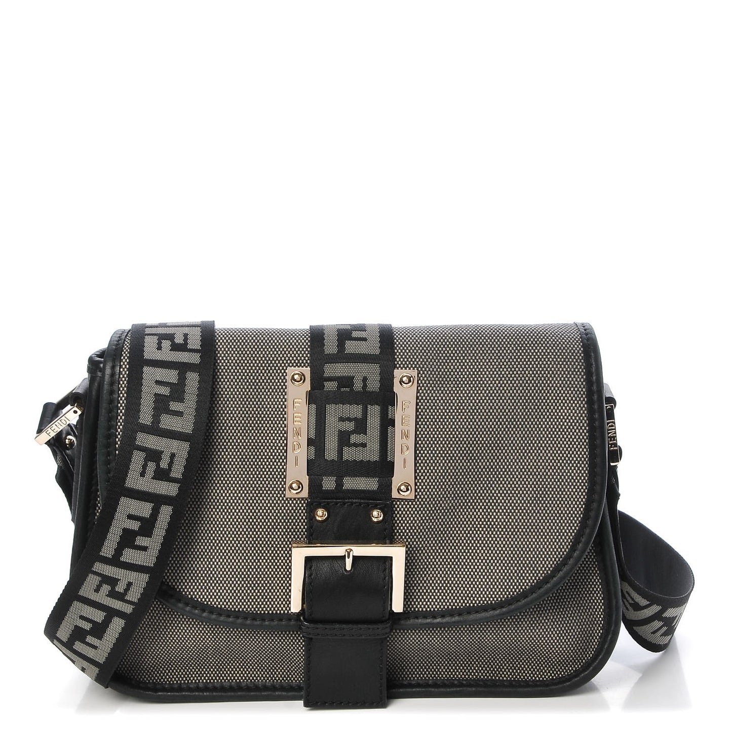 Canvas Shoulder Bag Black
