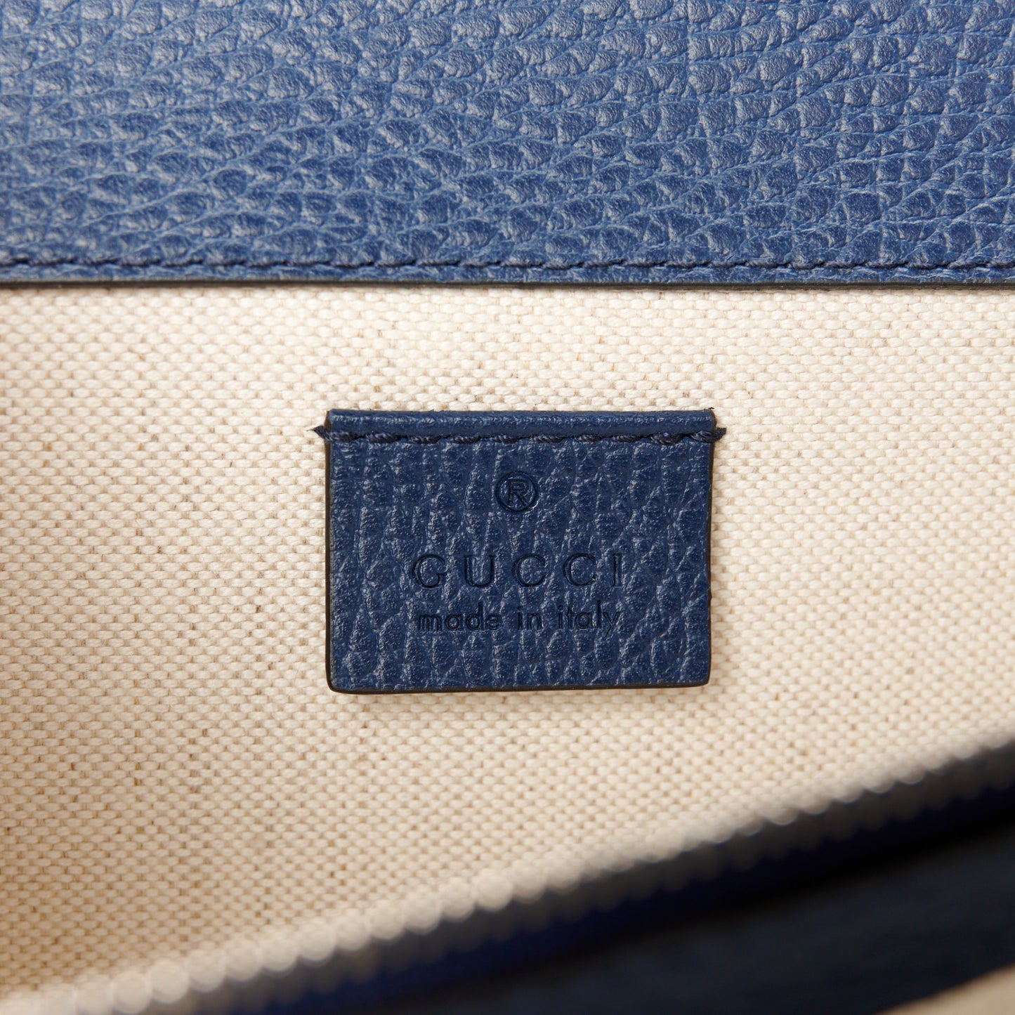 Pebbled Calfskin Small Dionysus Shoulder Bag Blue Agata