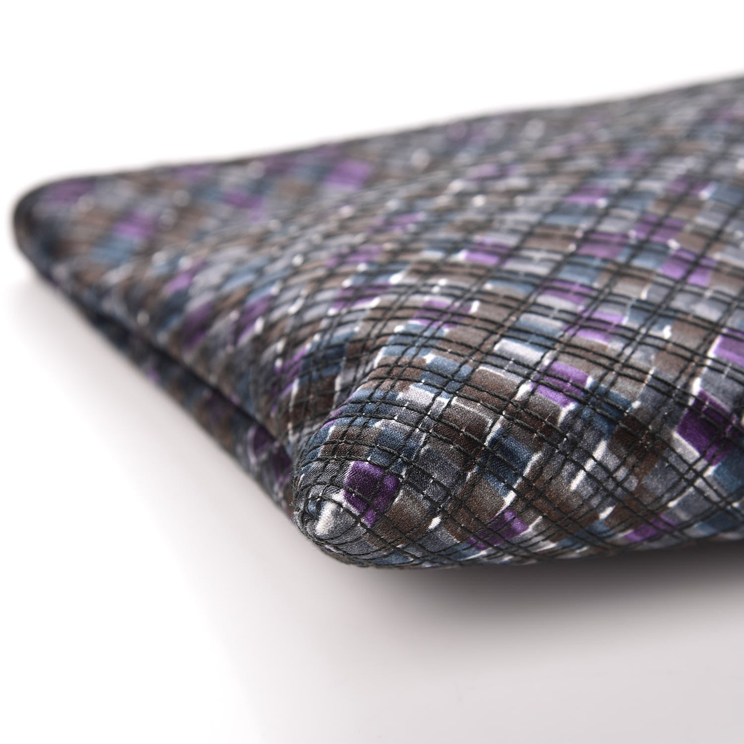 Bottega Veneta Satin Intrecciato Ayers Clutch Multicolor 8 of 10