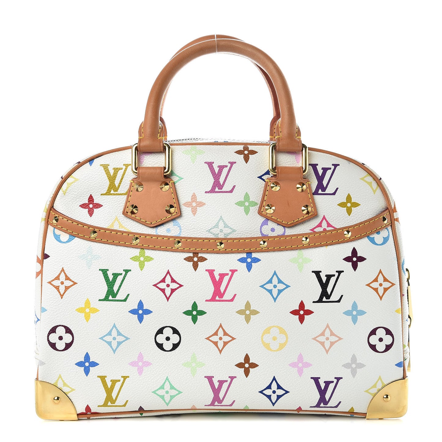 Monogram Multicolor Trouville White