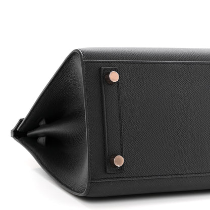Hermes Epsom Birkin Sellier 25 Black 9 of 11
