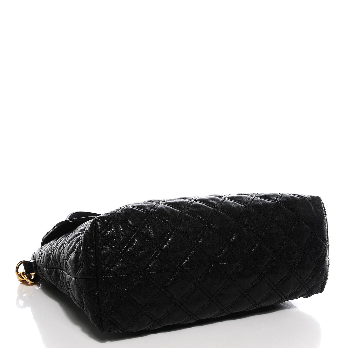 Lambskin Quilted The XL Single Flap Black