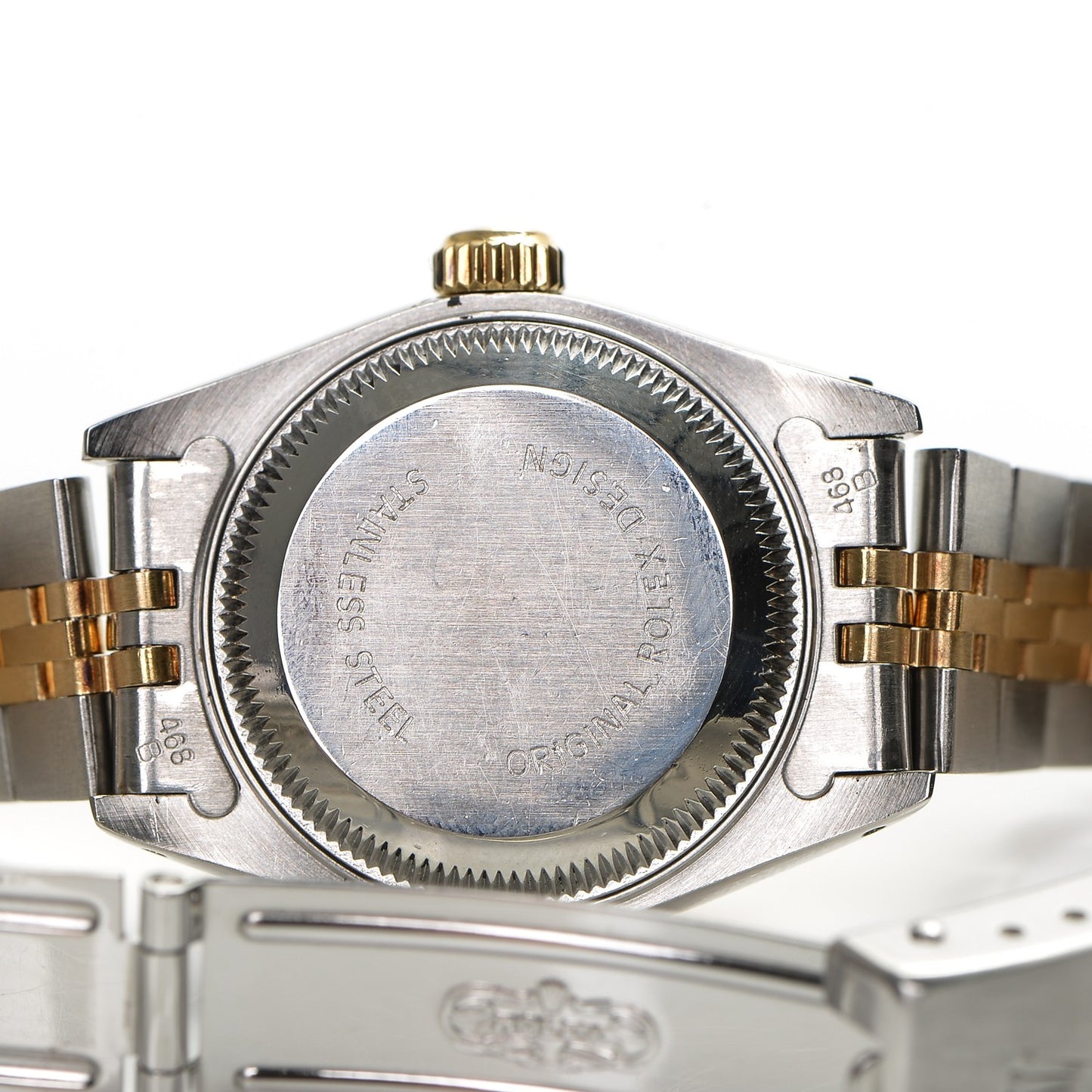 Stainless Steel 18K Yellow Gold 26mm Oyster Perpetual Datejust Watch Champagne 79173