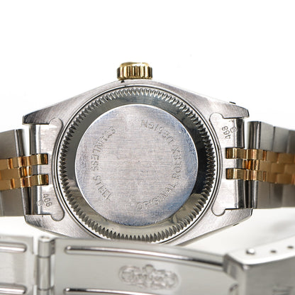 Rolex Stainless Steel 18K Yellow Gold 26mm Oyster Perpetual Datejust Watch Champagne 79173 6 of 8