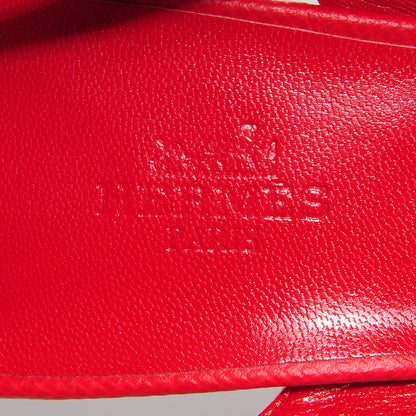 Hermes Epsom Night 70 Slingback Sandals 40 Rouge Casaque 6 of 7