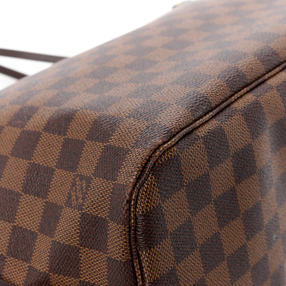 Louis Vuitton Damier Ebene Neo Neverfull MM Rose Ballerine 12 of 13