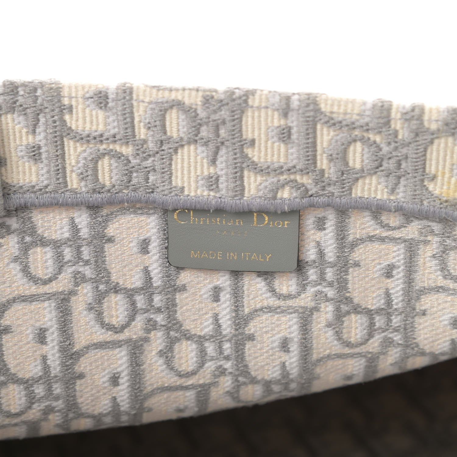 Christian Dior Oblique Large Book Tote Grey 6 of 13