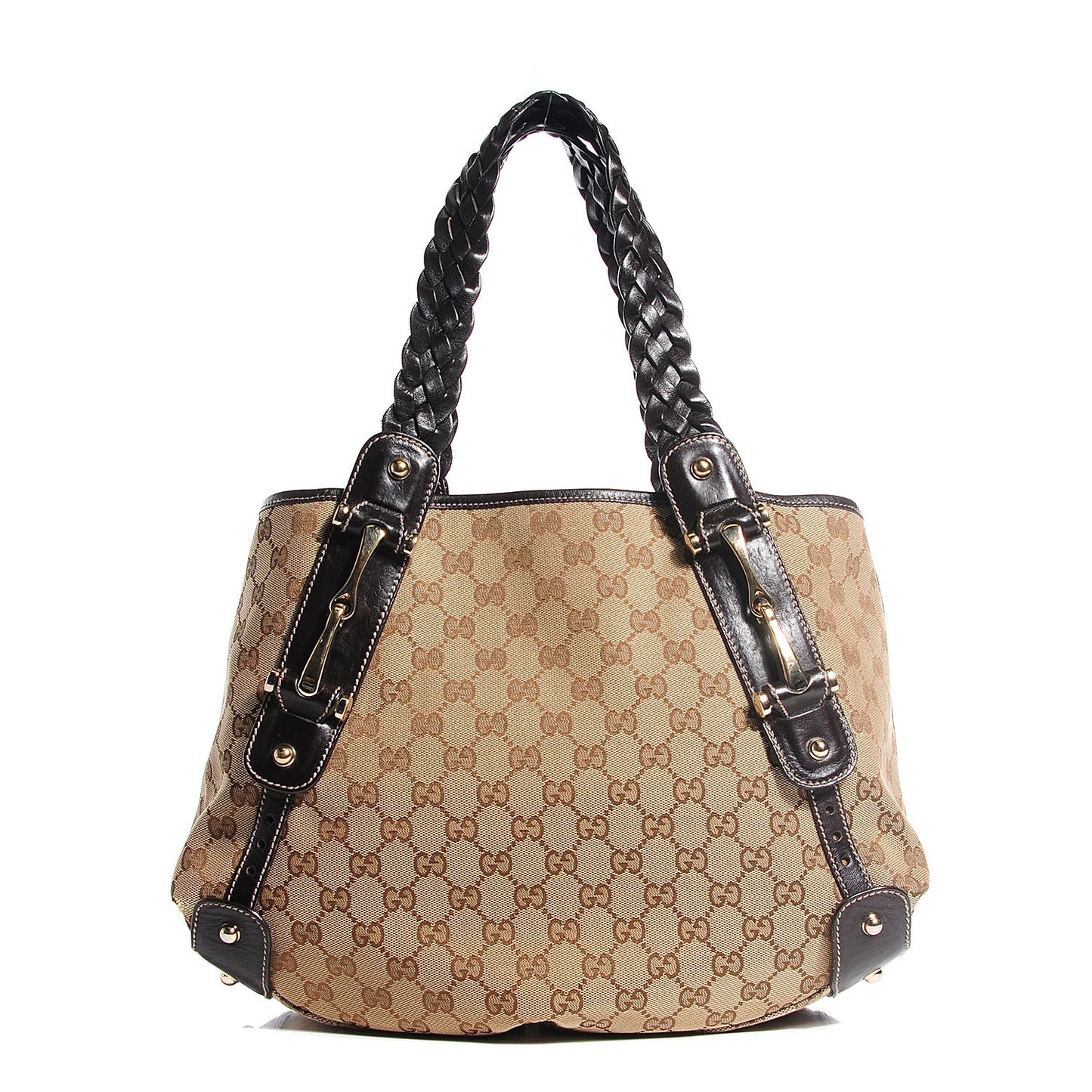 Monogram Small Pelham Shoulder Bag Dark Brown