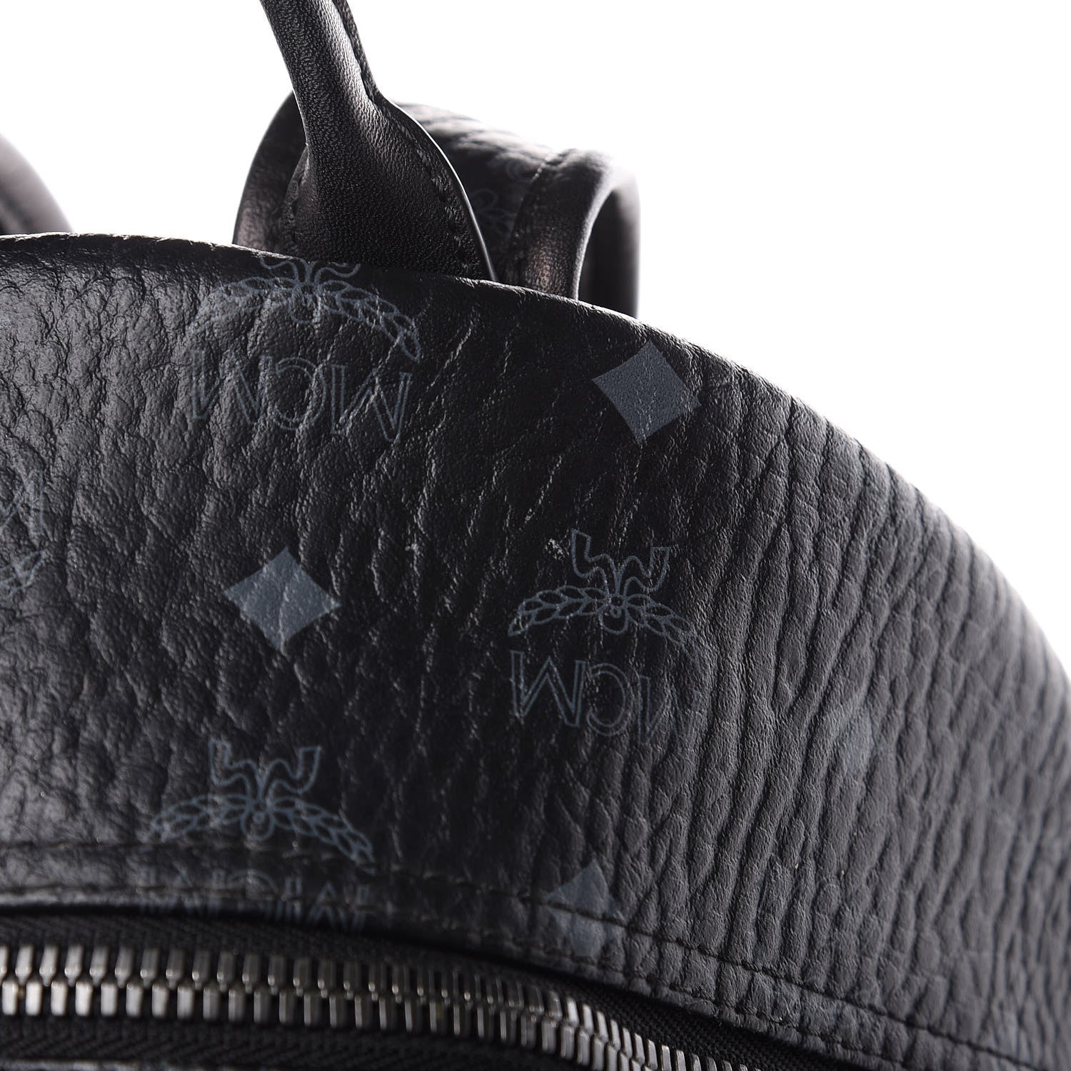 MCM Visetos Small Side Stud Stark Backpack Black 12 of 12