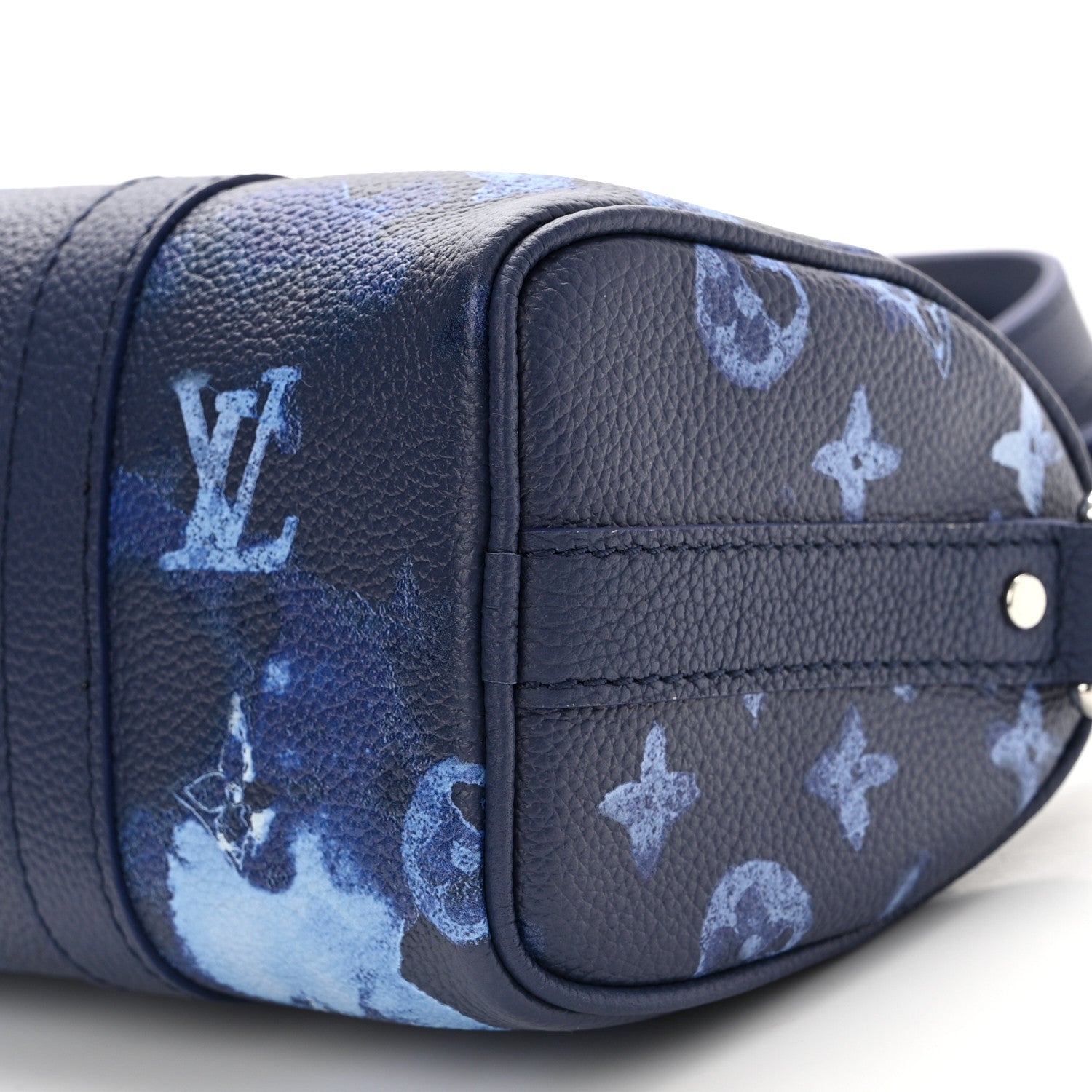 Louis Vuitton Monogram Ink Watercolor Keepall XS Blue 9 of 9