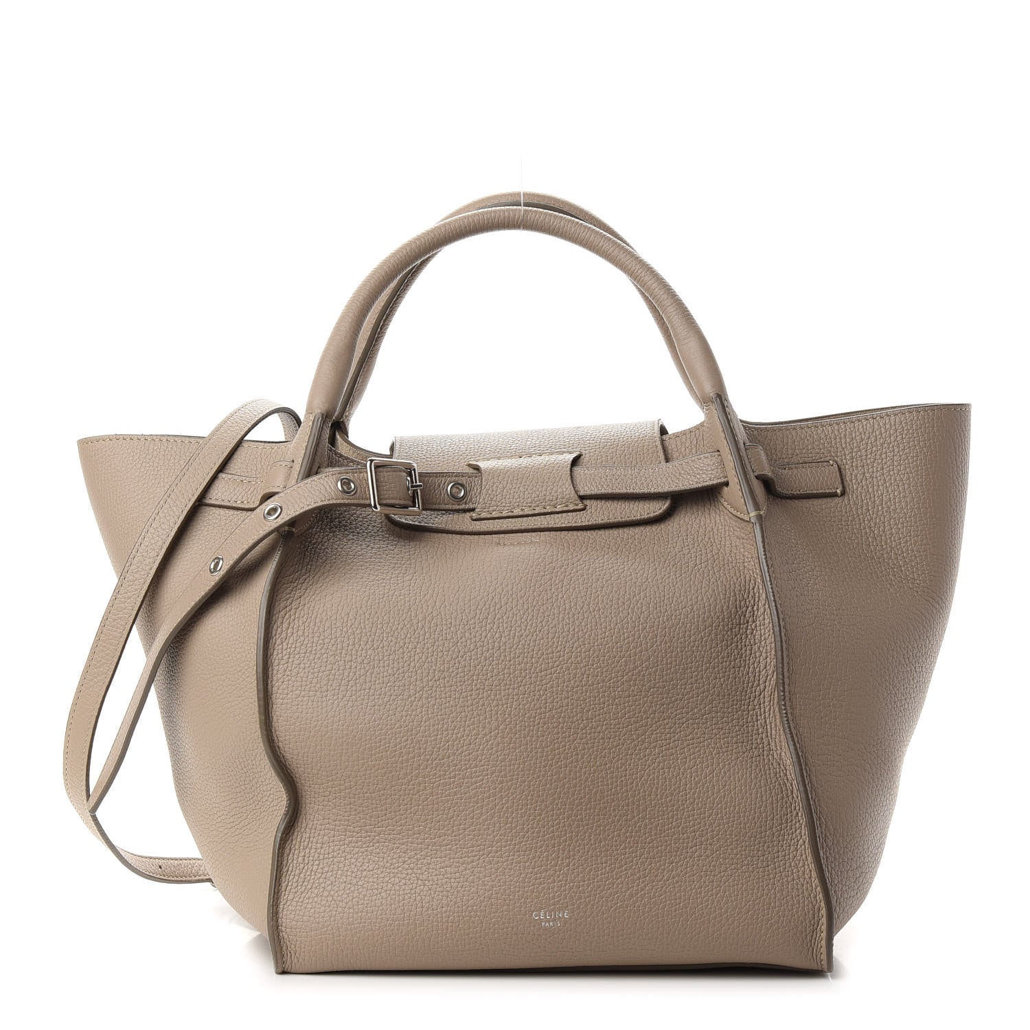 Celine Supple Grained Calfskin Small Big Bag Light Taupe 1 of 9