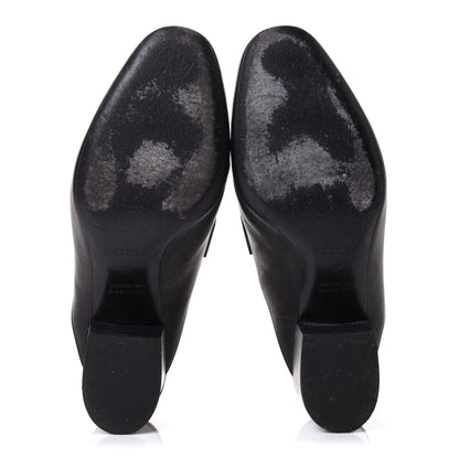 Hermes Goatskin Paradis Mules 37 Black 6 of 10