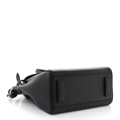 Versace Grained Calfskin Small La Medusa Top Handle Bag Black 4 of 11