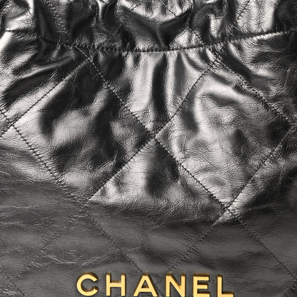 Chanel Metallic Calfskin Quilted Chanel 22 Ruthenium 9 of 12