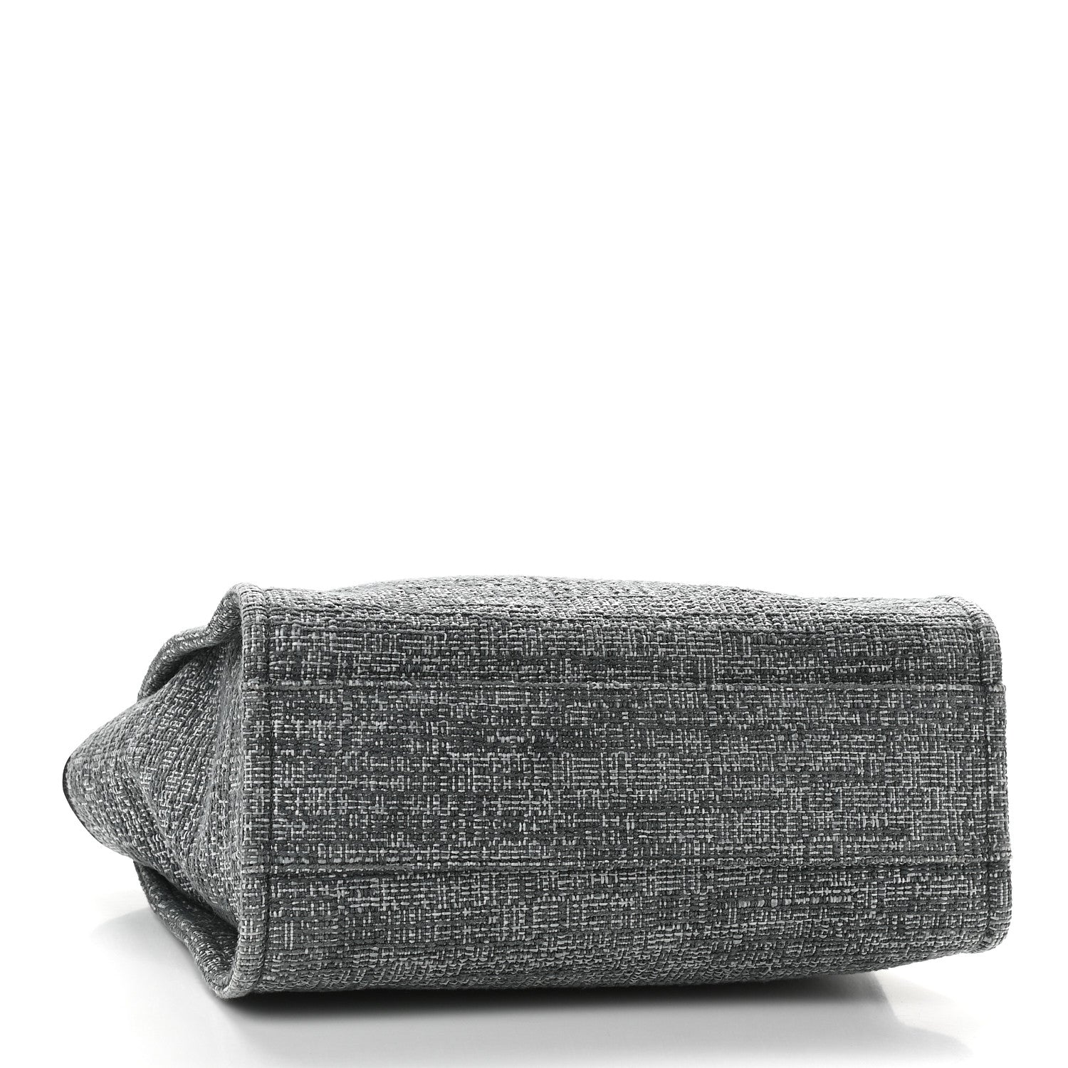 Chanel Canvas Small Deauville Tote Grey 4 of 9