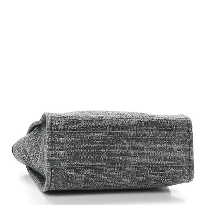 Chanel Canvas Small Deauville Tote Grey 4 of 9