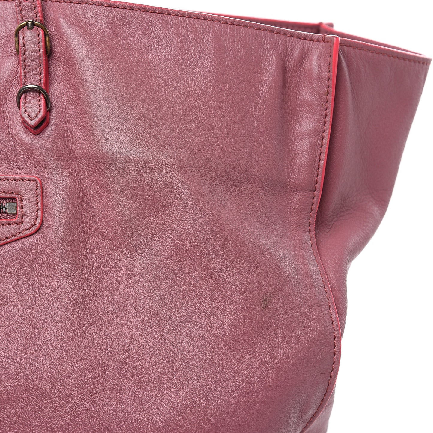 Veau Papier A4 Tote Rose Anglaise