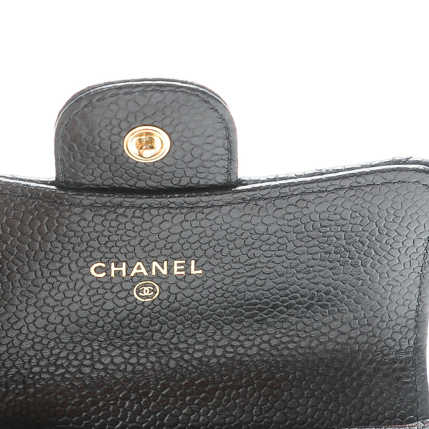 Chanel Caviar Quilted Flap Card Holder Black 7 of 9