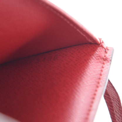 Louis Vuitton Damier Ebene Victorine Wallet Red 7 of 10