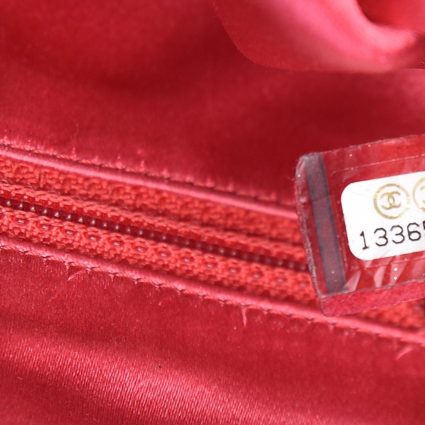 Lambskin Quilted Timeless Clutch Red