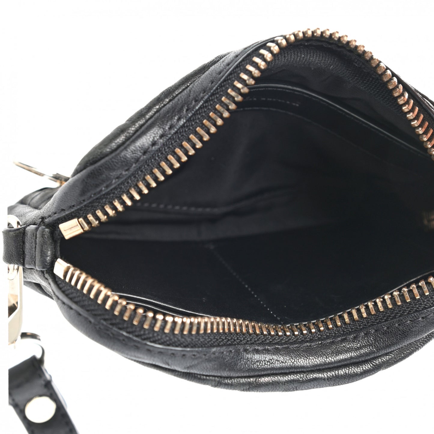 Pebbled Lambskin Large Fumo Wallet Black