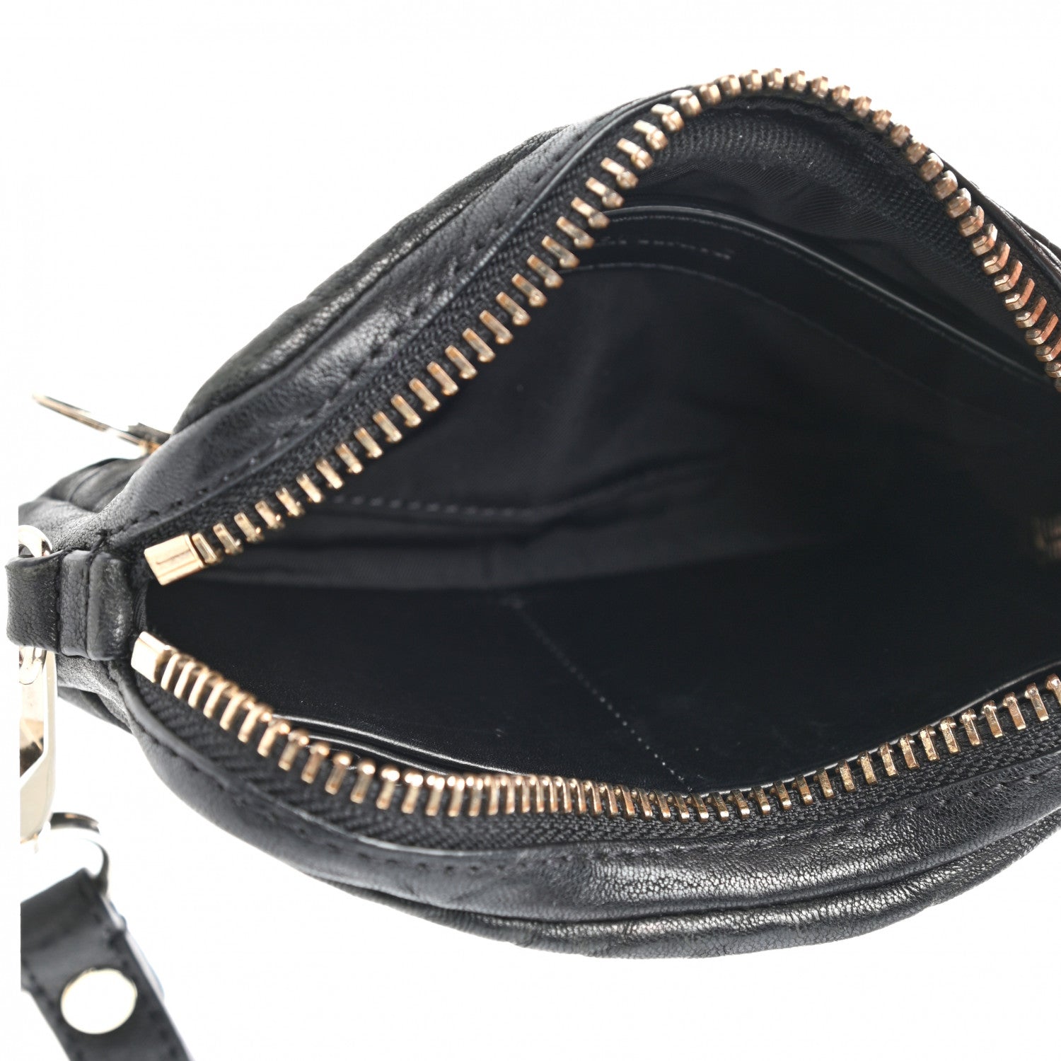 Alexander Wang Pebbled Lambskin Large Fumo Wallet Black 5 of 6