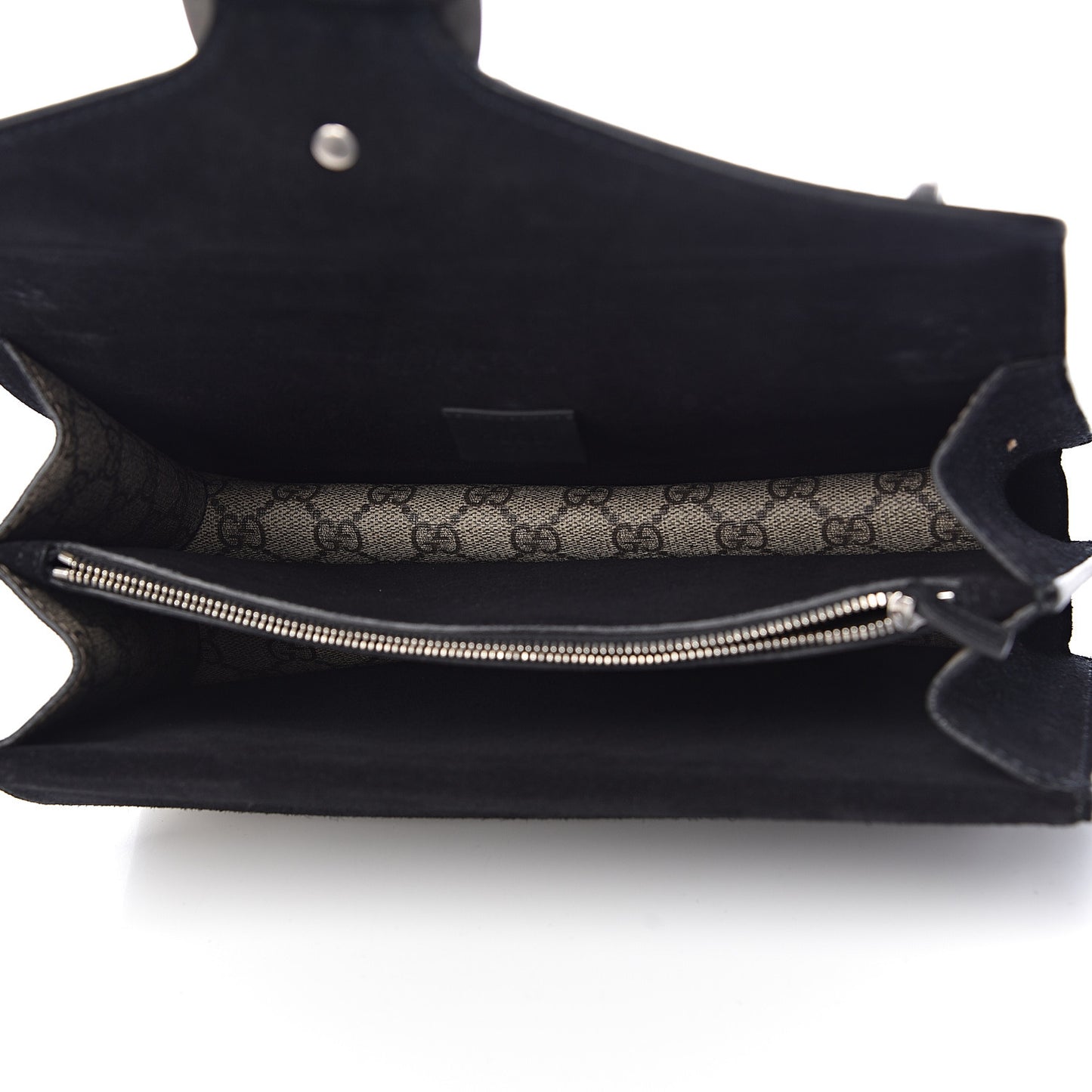 GG Supreme Monogram Small Dionysus Shoulder Bag Black