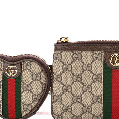 Gucci GG Supreme Monogram Web Ophidia Utility Belt Bag 120 48 Beige Ebony New Acero 8 of 12