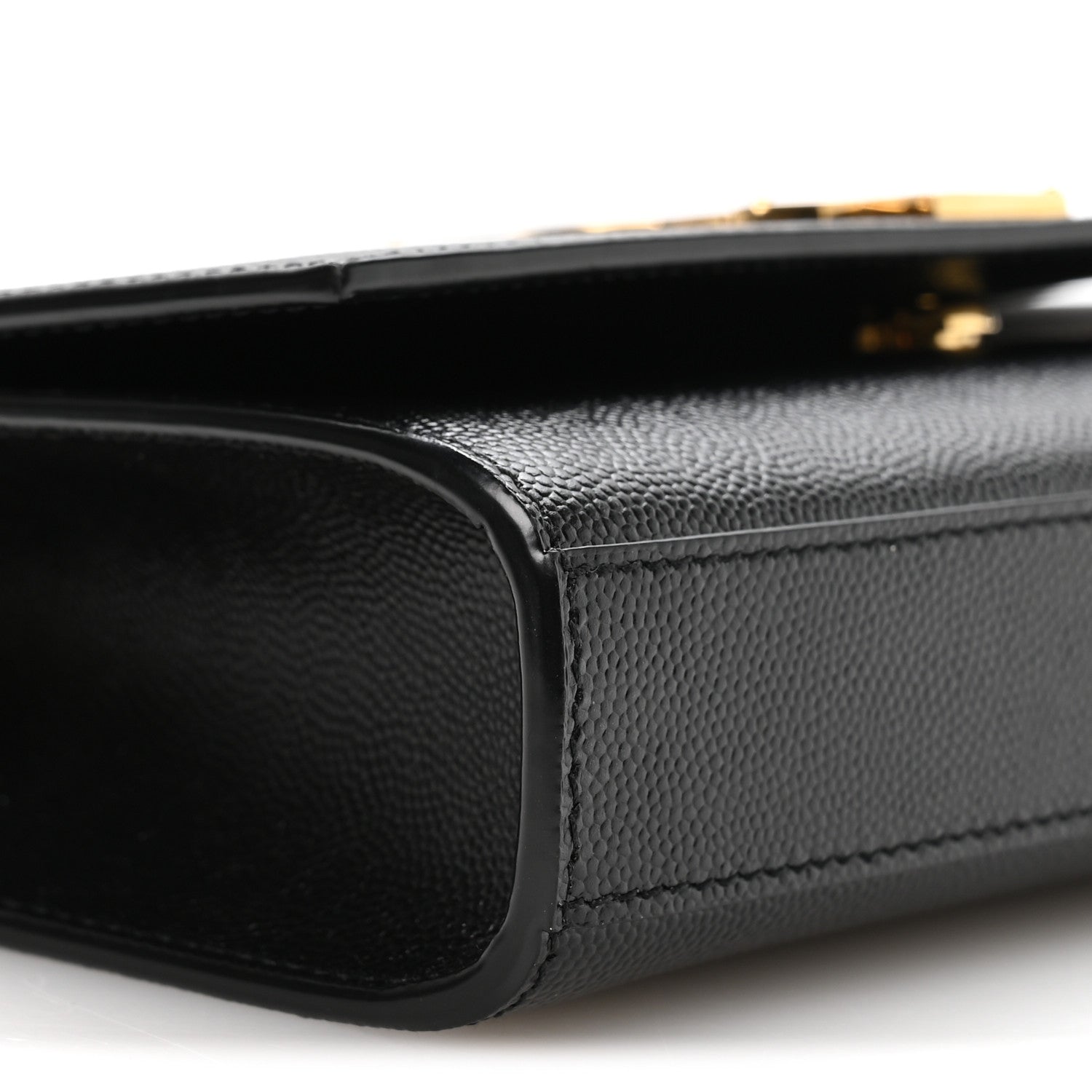 Saint Laurent Grain De Poudre Small Monogram Kate Satchel Black 9 of 11