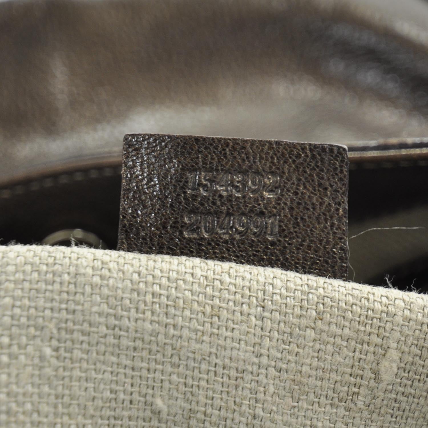 Gucci Leather Capri Chain Bag Bronze 9 of 9