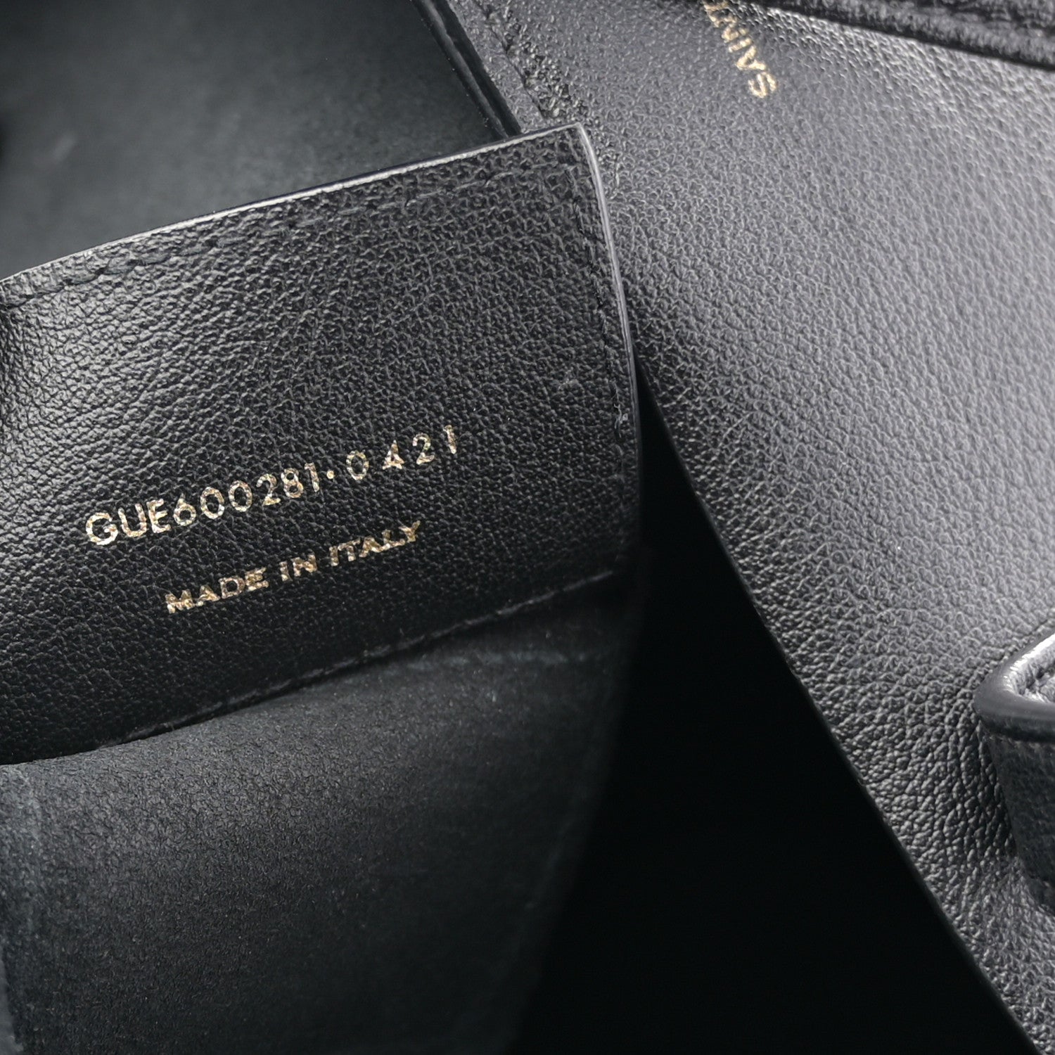 Saint Laurent Calfskin Large Shopping Tote Black 8 of 15