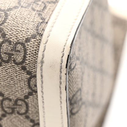 Gucci GG Supreme Monogram Medium Padlock Tote White 11 of 12