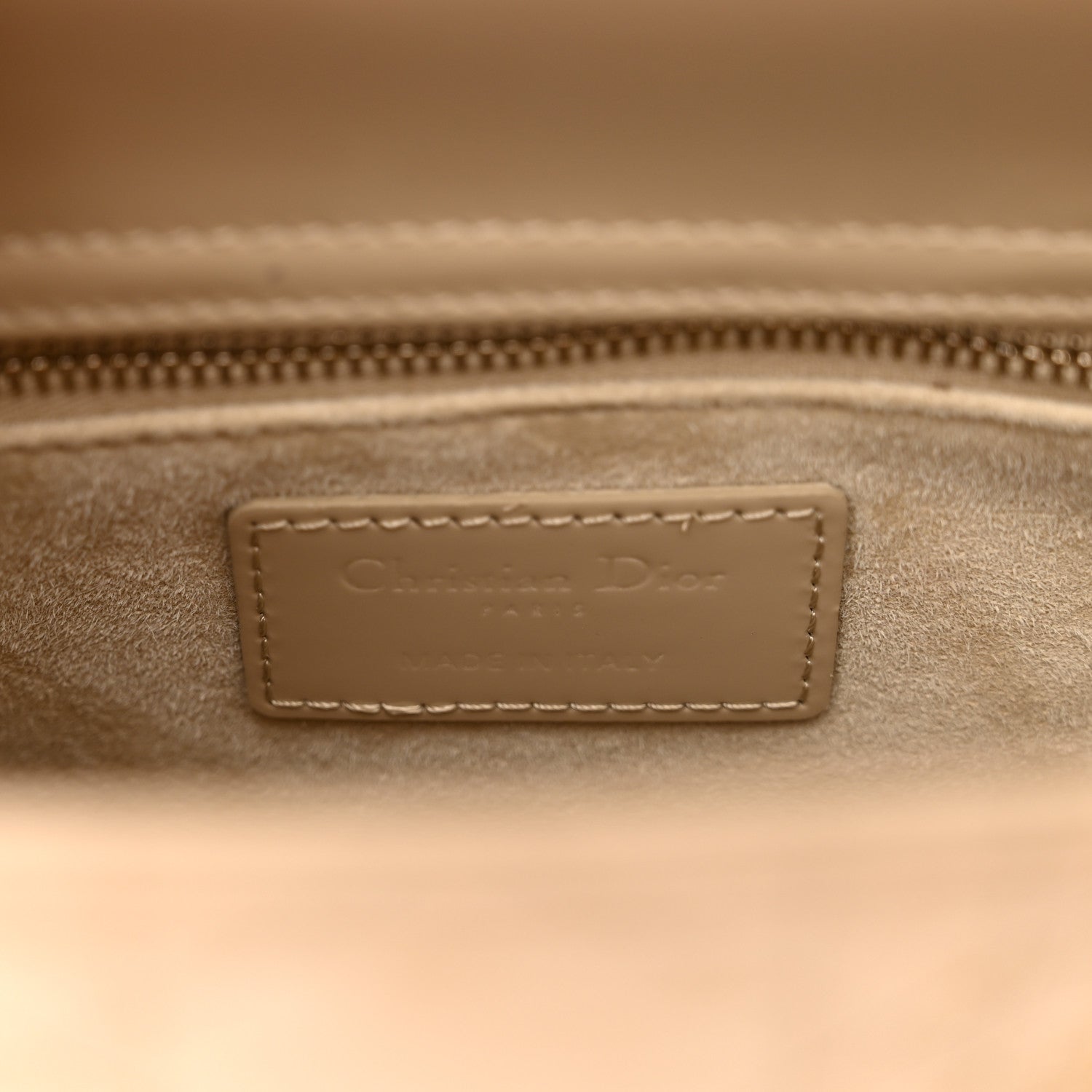 Christian Dior Patent Cannage Small Lady Dior Beige 6 of 10