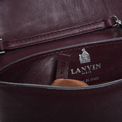 Lanvin Calfskin Happy Mini Pop Bag Plum 7 of 8