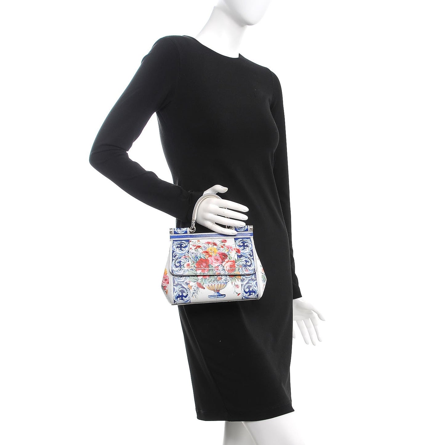 Dauphine Majolica Print Small Miss Sicily Satchel Multi