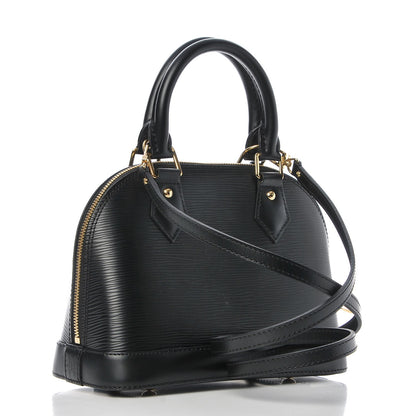 Louis Vuitton Epi Blooming Flowers Alma BB Black 3 of 6