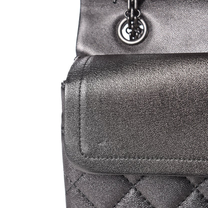 Chanel Metallic Calfskin Quilted 2.55 Reissue 226 Flap Charcoal 10 of 12