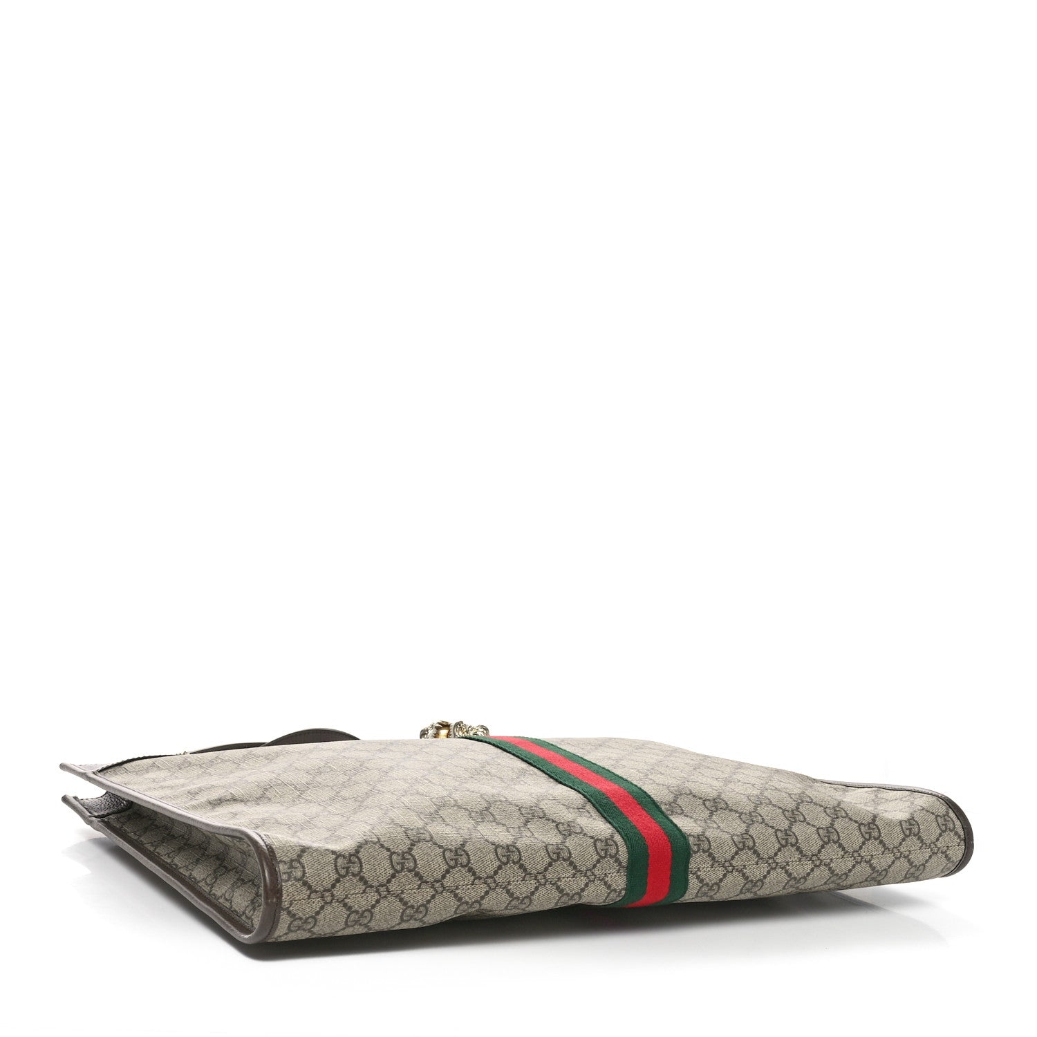 Gucci GG Supreme Monogram Large Rajah Chain Tote Beige New Acero 5 of 11