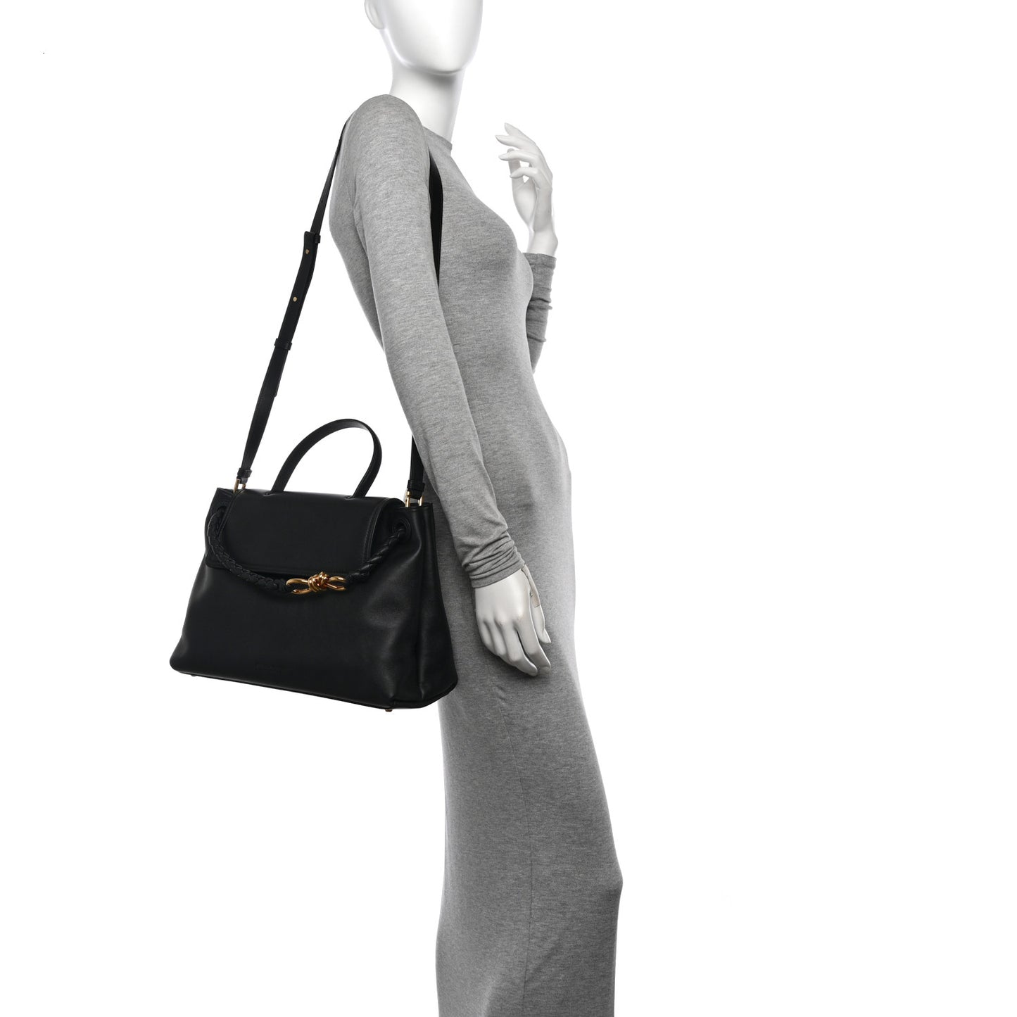 Silky Calfskin Medium Ciao Ciao Black