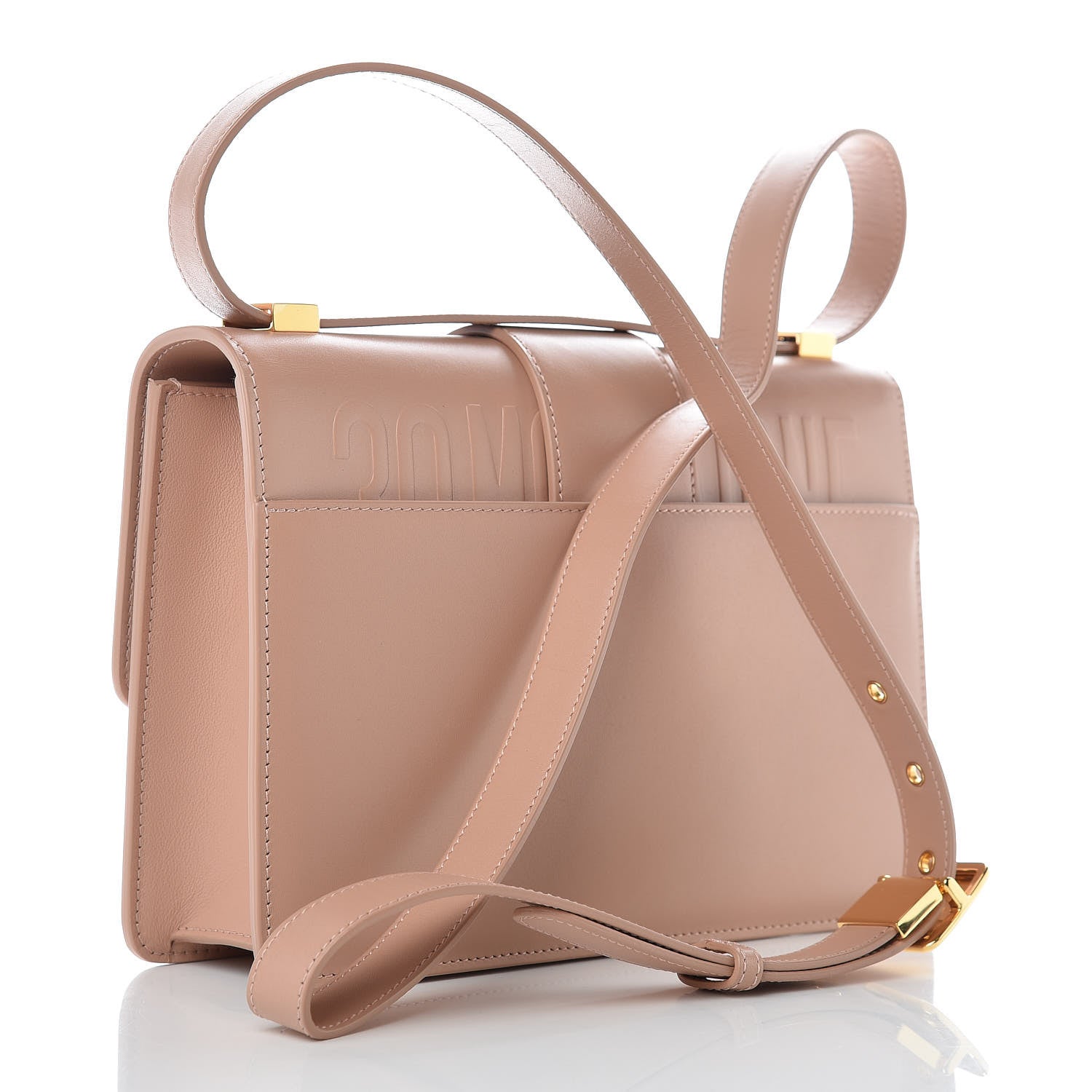 Christian Dior Calfskin 30 Montaigne Flap Bag Pale Pink 3 of 10