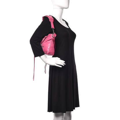Balenciaga Agneau Classic Silver Hardware First Cyclamen Fucsia 2 of 9