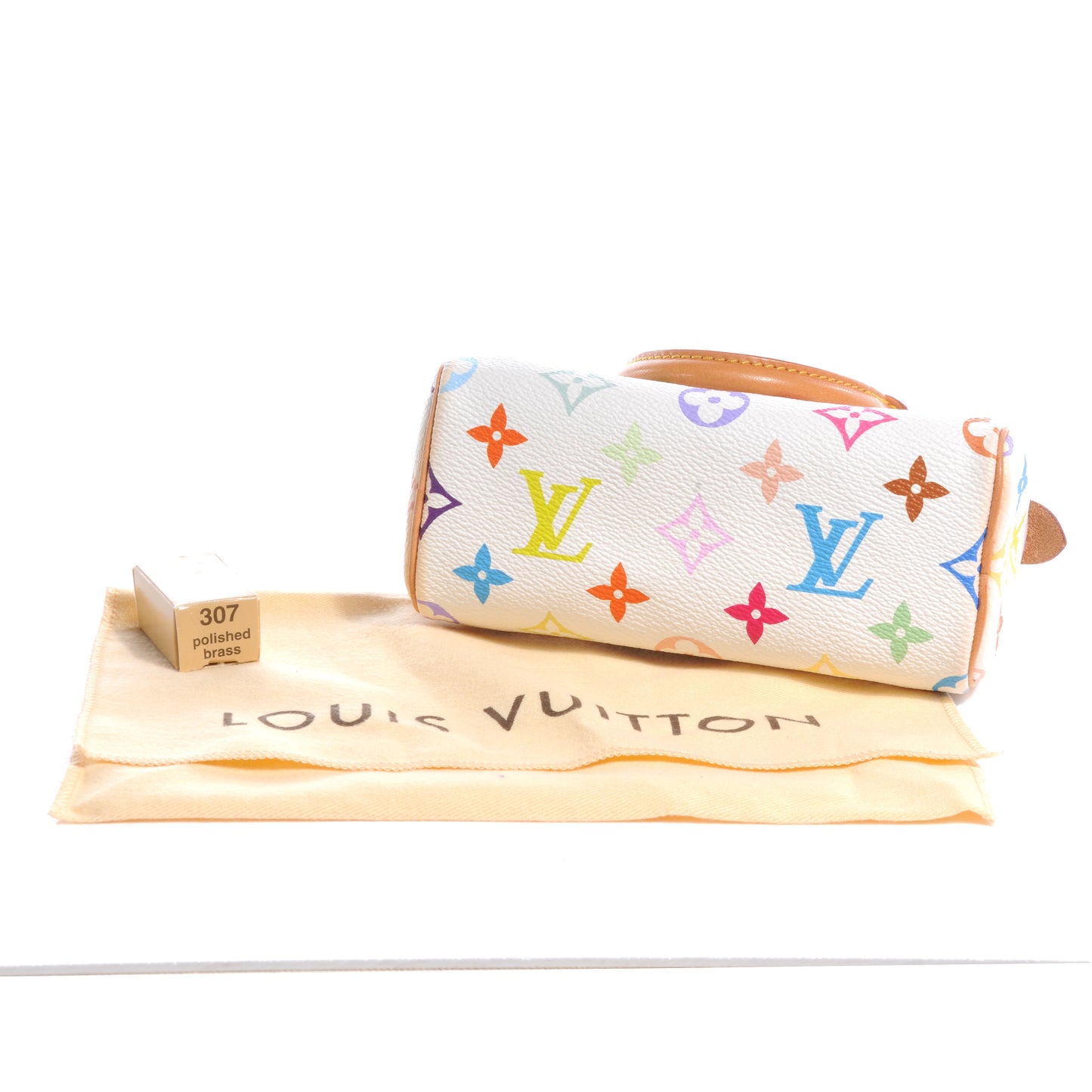 Monogram Multicolor Mini Sac HL Speedy White