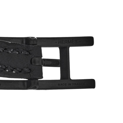 Hermes Epsom Behapi Double Tour Bracelet T5 Black 4 of 5