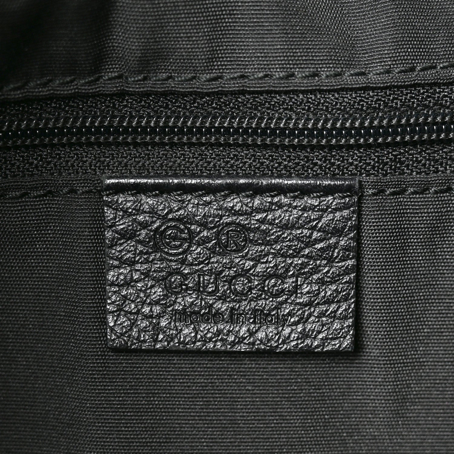 Gucci Grained Calfskin Bamboo Bar Hobo Black 5 of 10