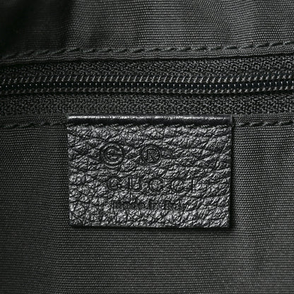 Gucci Grained Calfskin Bamboo Bar Hobo Black 5 of 10