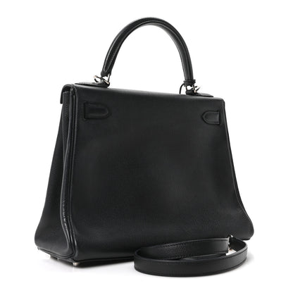 Hermes Epsom Kelly Retourne 28 Black 3 of 10