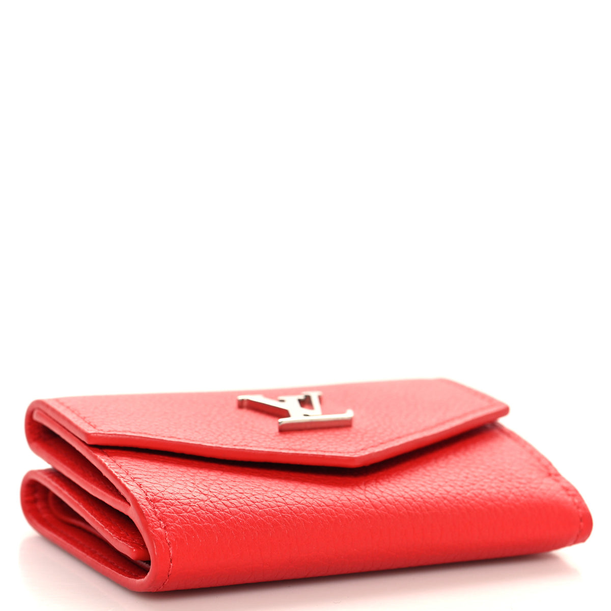 Calfskin Lockmini Wallet Kabuki